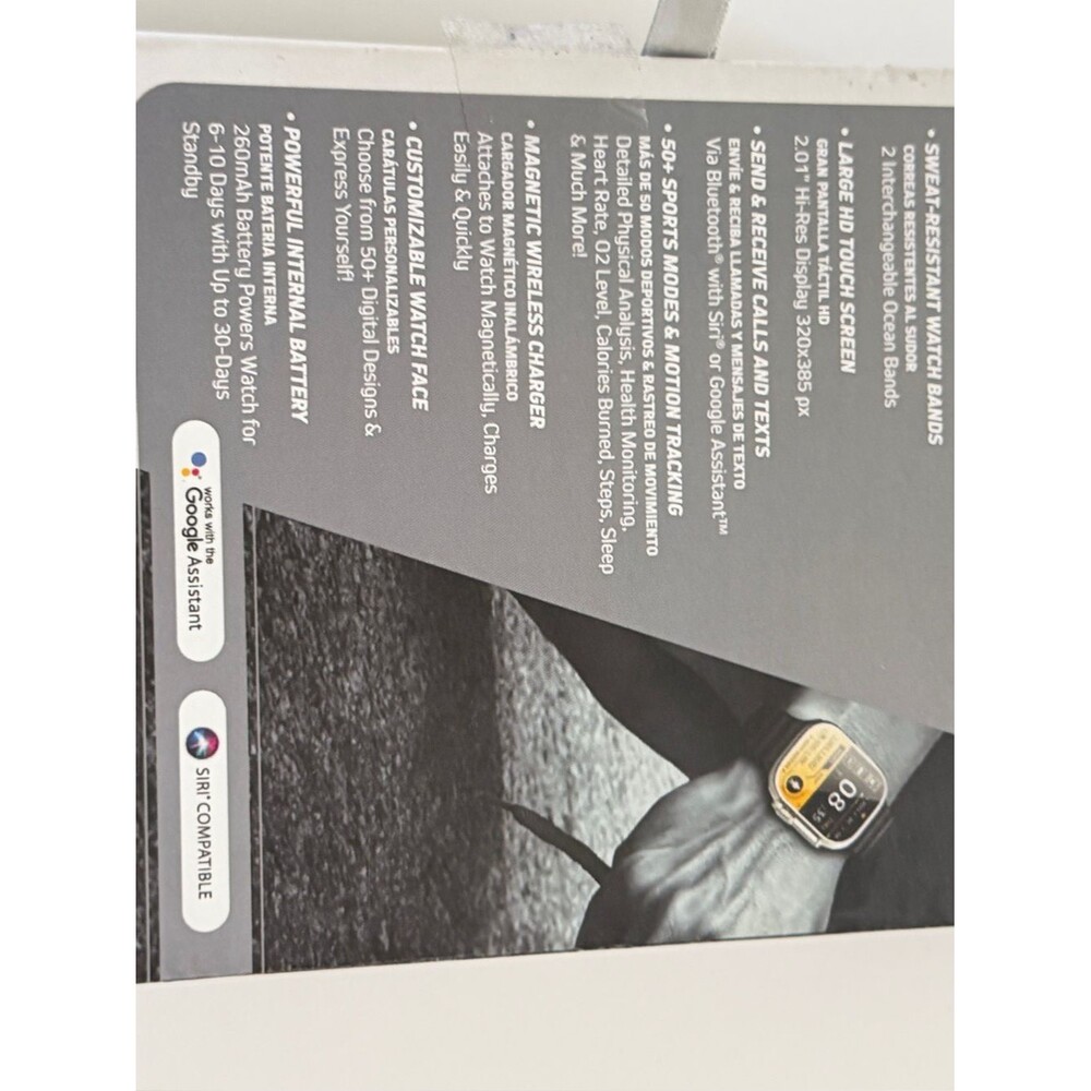Slide Innovations High-Performance Smartwatch (Model SW475 Ultra) - Picture 11 of 14